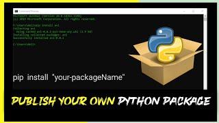 Publish your own Python Packages || Avi Upadhyay