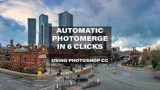 How to perform an automatic Photomerge in Adobe Photoshop CC