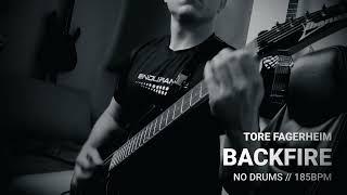 Backfire // No Drums // Drumless Metal Backing Track // 185BPM // For Drummers