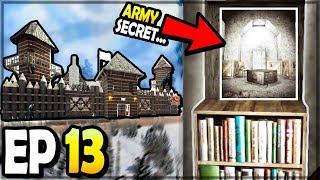 *SECRET* ARMY BASE LOOT + STEALING from the TRADER - 7 Days to Die EP 13 (Alpha 18.3)