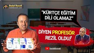 'Kürtçe eğitim dili için yetersiz' diyen profesör şöyle rezil oldu: Kürtçe eğitim ve ders kitapları