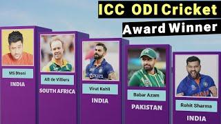 ICC ODI Cricketer of the Year Award Winners