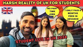 Student Life in UK 2024 | Harsh Reality | Students struggling to pay fees | True story of UK Life!