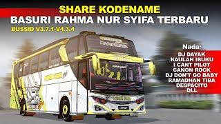 KODENAME BASURI RAHMA TERBARU | SEMUA LAGU BISA | BUSSID V3.7.1-V4.3.4