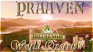 Praaven  || Sims 3 Custom World Overview || Medieval World Reworked 2020 Showcase