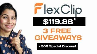 FlexClip Online Video Editor Review | 3 FREE GIVEAWAYS | + Special 30% Discount Code