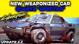 Cyberpunk 2077 2.0 : How To Get NEW DLC CAR Archer Quartz Specter Weaponized Vehicle | Update 2.0