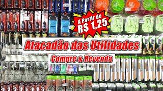 ​​ ​​Descubra onde comprar Produtos Baratos para revender- Atacadão de Utilidades no Brás - SP​​