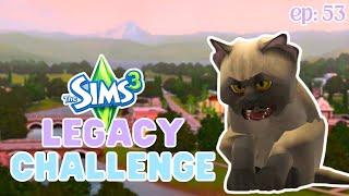 OUR CAT DID THE UNTHINKABLE | Sims 3 Legacy Challenge