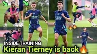 INSIDE TRAINING | Kieran Tierney return to training | Sterling crazy skills