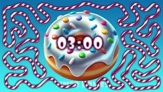 3 Minute Cartoon Donut  Timer Bomb 