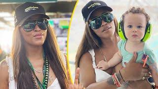 Singer Eve’s Son Wilde Wolf Has Grown Over Time. Attends His First Race At Abu Dhabi