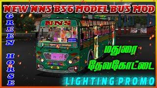 @TAMILNADUMASSRIDERS NEW NNS BS6 MODEL TN PRIVATE BUS MOD LIGHTING PROMO