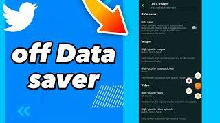 How To Turn off Data Saver On Twitter App