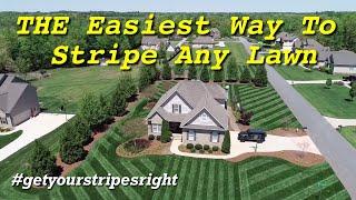 How To Stripe A Yard - DIY