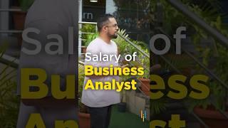  How Much Does A Business Analyst Make? | Salary Of Business Analyst In India #Shorts #Simplilearn