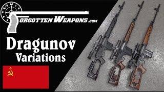 Dragunov Variations: Military SVD, Izhmash Tiger, Chinese NDM-86