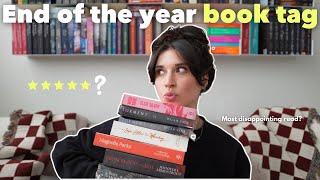 end of the year book tag  disappointments, surprises, fav characters & more!