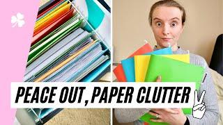 ️ Declutter With Me 2021 • Paper Clutter Tips & How To Organise Papers At Home • Paper Organization