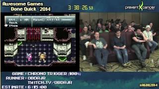 Chrono Trigger :: SPEED RUN in 5:36:17 (100%) [SNES] by Obdajr #AGDQ 2014