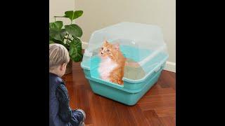 Space Capsule Cat Litter Box