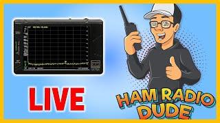 Live: Ham Radio Spectrum Analyzer - Our First Looks and Discussion - Seesii TinySA Ultra