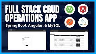 Angular + Spring Boot + MySQL CRUD Full Stack Application Tutorial | Hindi | Complete Project