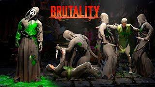 MK1 Ghostface All Brutalities, Fatalities, Fatal Blow, Ending, Taunts & Victory Celebrations