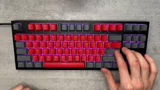 Red Square Keyrox TKL Classic typing test