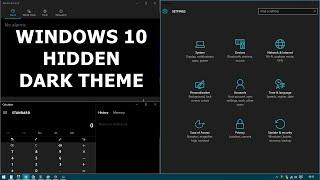 How To Enable WINDOWS 10 HIDDEN DARK THEME by using Registry Editor - Windows 10 Tips and Tricks