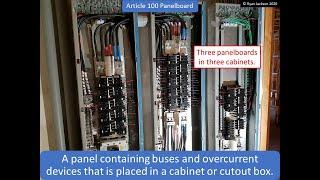 100 Days of Article 100: Panelboard, Switchboard, Switchgear, and MCC