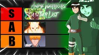 [ CODE ] Anime Warriors Tier List