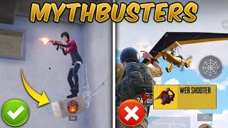 Top 10 MythBusters (PUBG MOBILE & BGMI) Tips and Tricks 1.8 Update Spiderman PUBG Myths #12