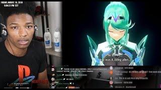 Etika Reacts to Xenoblade Chronicles 2 ending (he cries)