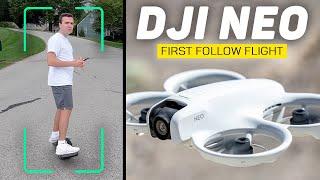 DJI NEO Unboxing & First Follow Flight | This Drone Is TINY!