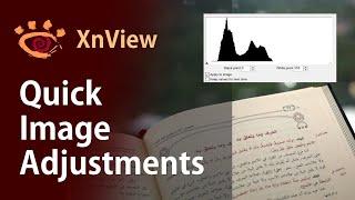 FREE image color correction: Levels, Contrast, and other adjustments for FREE with XnView