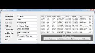 How to Create Student Record System with ListView in Visual Basic.Net