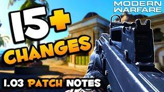 Day 1 Patch Notes for Modern Warfare | 1.03 Update