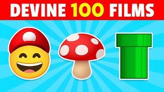 Devine les 100 films en émojis  | Quiz Émoji 100 Films