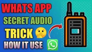 How To Listen Whatsapp Voice Message Privately || How to Hear Whatsapp Audio Secretly