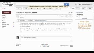 Google Translate in Gmail