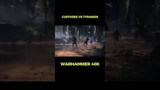 Wh40k Adeptus Custodes vs tyranids #warhammer40k #adeptuscustodes #warhammer40k #spacemarine