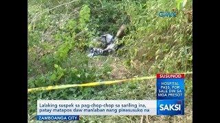 Saksi: Lalaking suspek sa pag-chop-chop ng sariling ina, patay matapos daw...