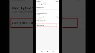 How to delete IMO chat history permanently #shorts