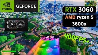 Ryzen 5 3600x + RTX 3060 | Fortnite CHAPTER 6 Ranked solos (BENCHMARK)