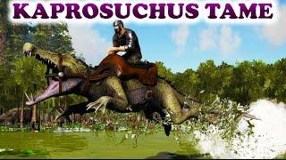 ARK Survival Evolved HOW TO TAME A KAPROSUCHUS Kaprosuchus taming