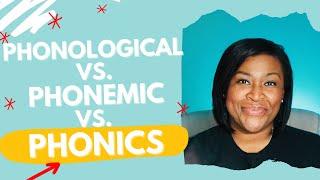 Phonological Awareness vs. Phonemic Awareness vs. Phonics | FREEBIE | kindergarten, first grade