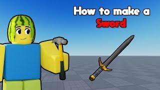 How to Make a Working Sword in Roblox Studio 2023!