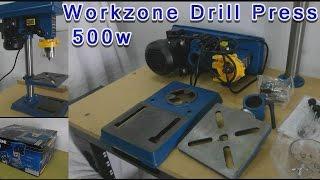 ALDI 500w Drill Press Workzone unboxing / assembly