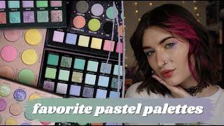 My Favorite Pastel Palettes!! + Comparisons